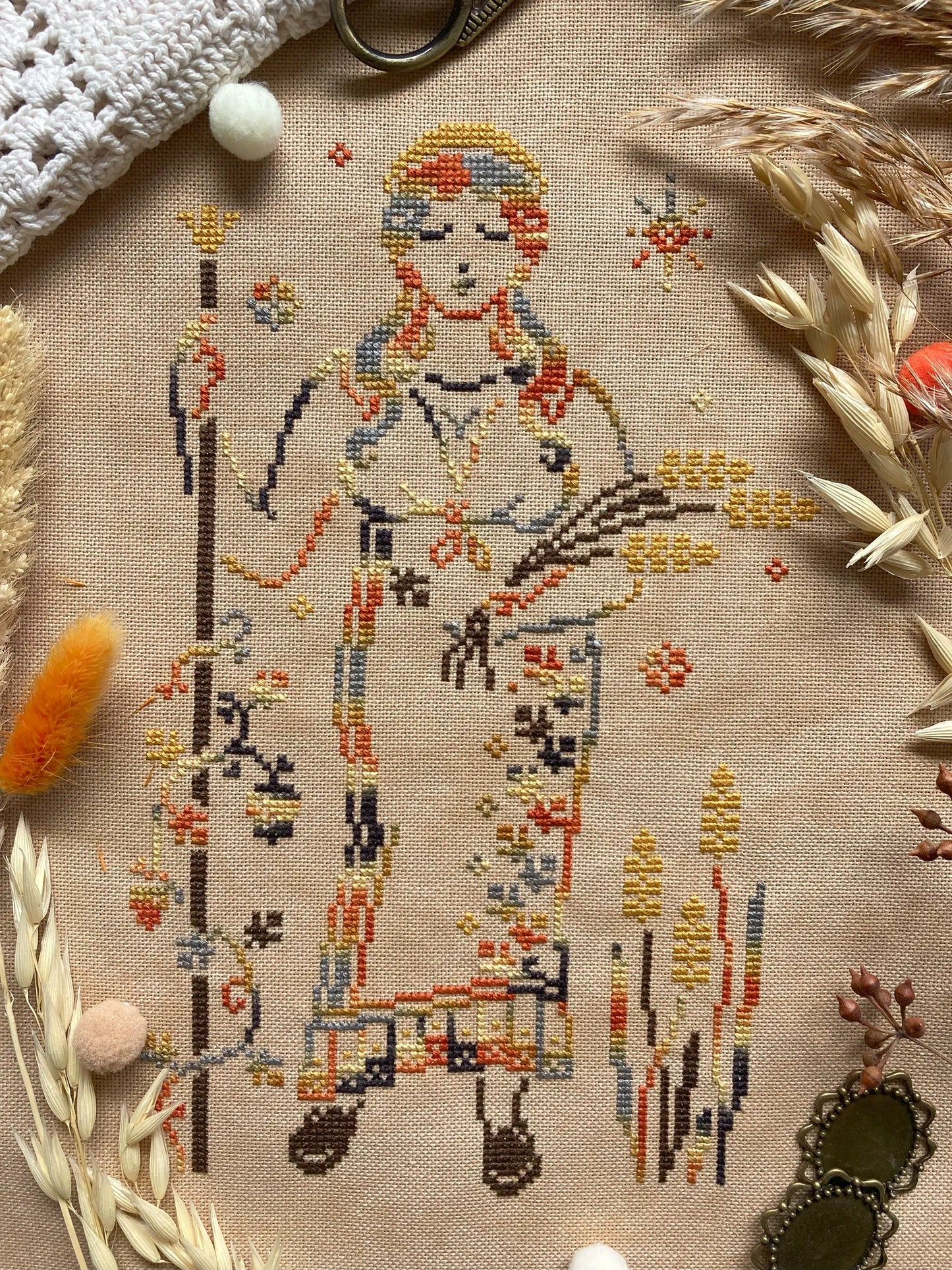 PREORDER Quaternion Creations DEMETER Cross Stitch Pattern