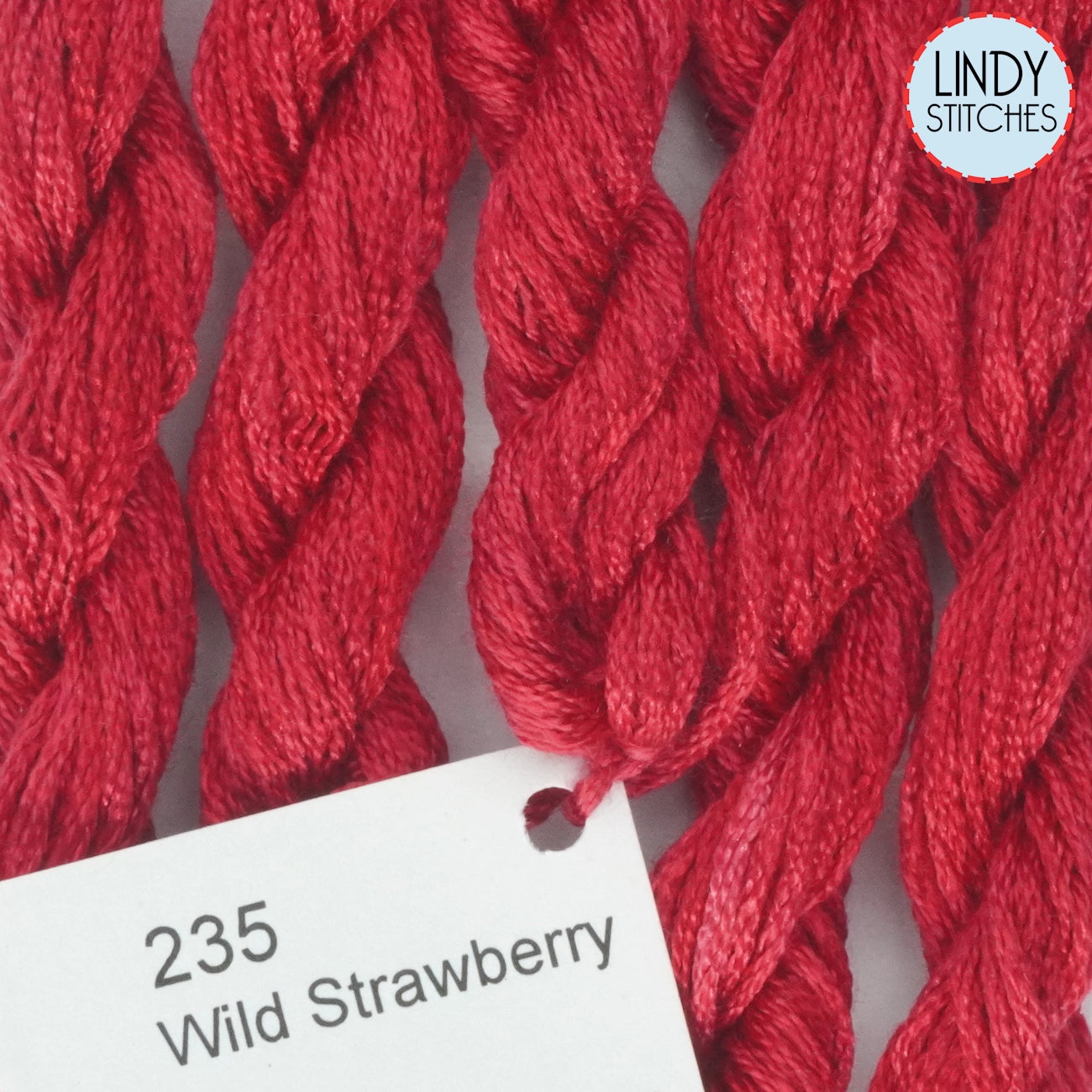 Wild Strawberry Dinky Dyes Silk Floss 235