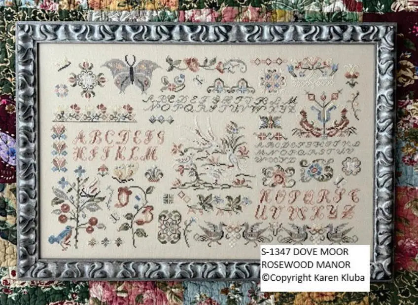 SALE Dove Moor Cross Stitch Pattern by Rosewood Manor