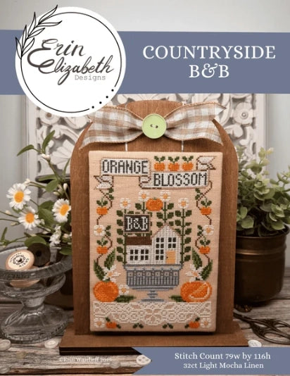 PREORDER Erin Elizabeth COUNTRYSIDE B&B Cross Stitch Pattern