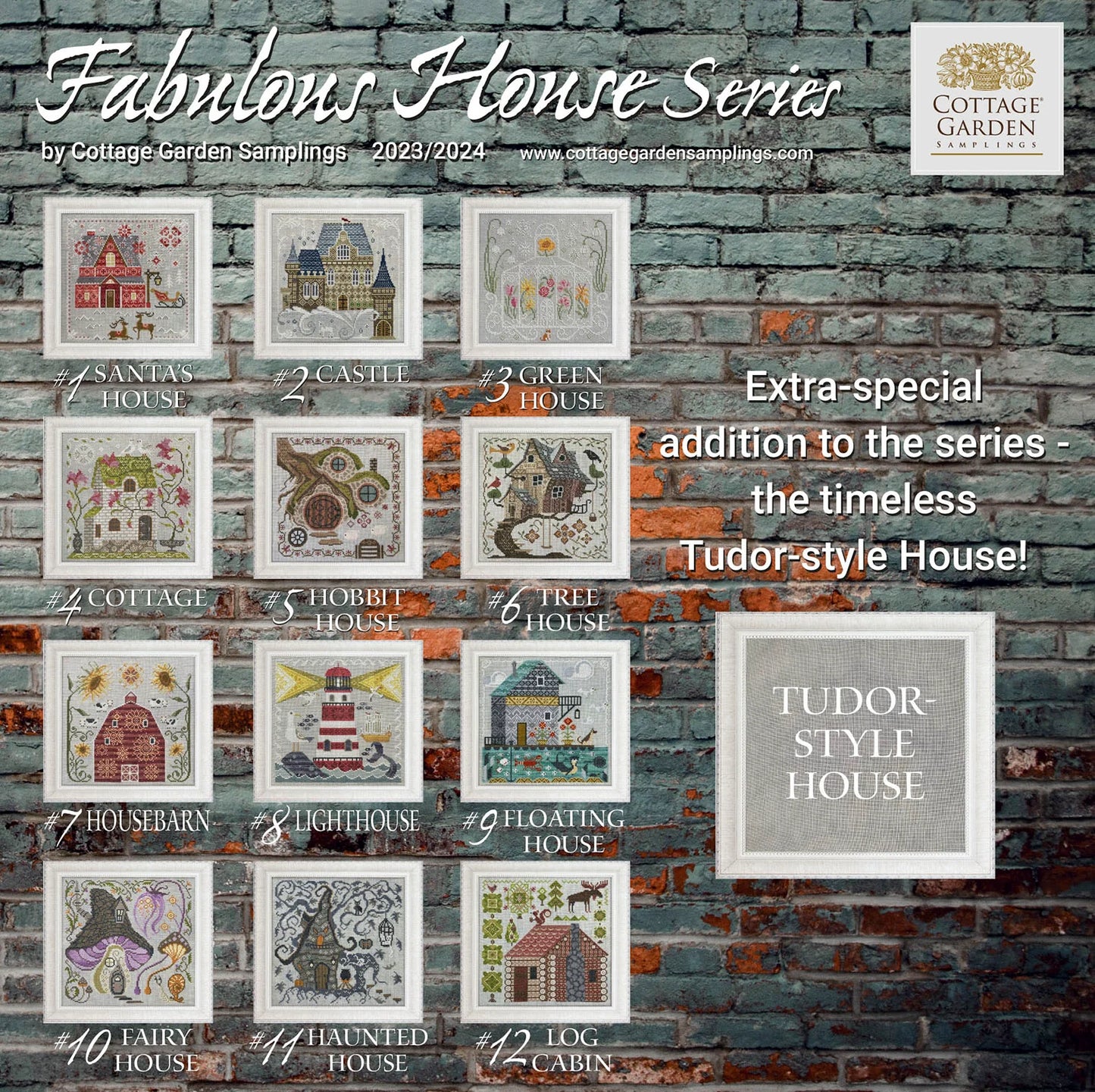 Fabulous House #8 Lighthouse by Cottage Garden Samplings Cross Stitch Pattern