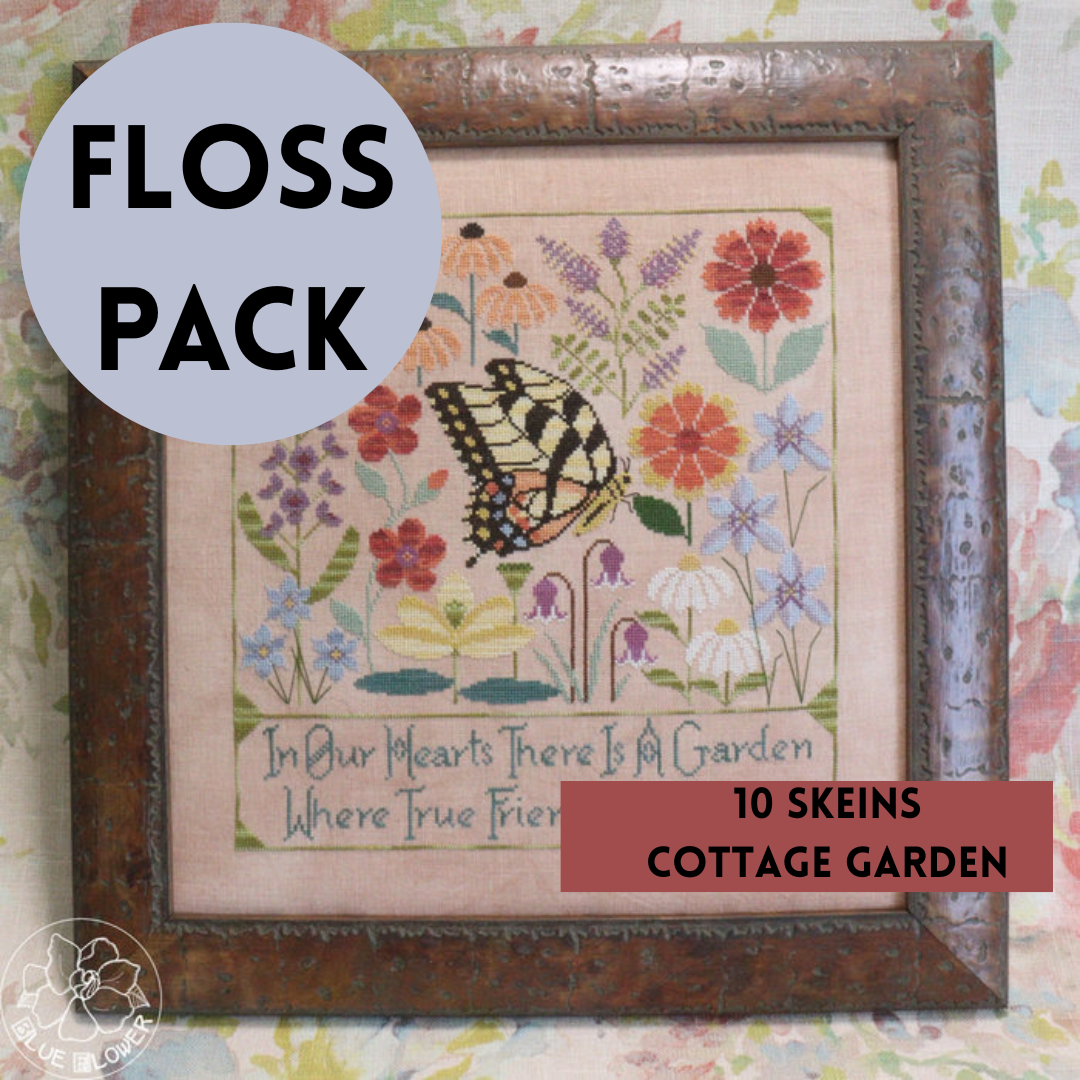PREORDER FLOSS PACK for HEART'S GARDEN by The Blue Flower