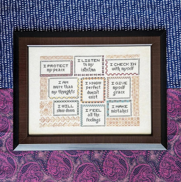 PREORDER Grounded in Chaos Cross Stitch Pattern by Shaded Stitchery Nashville Market