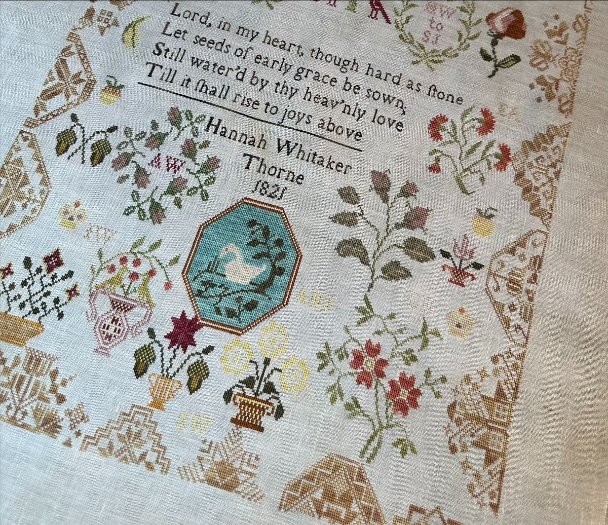 PREORDER Cross Stitch Antiques HANNAH WHITAKER THORNE 1821 Cross Stitch Pattern Nashville Market