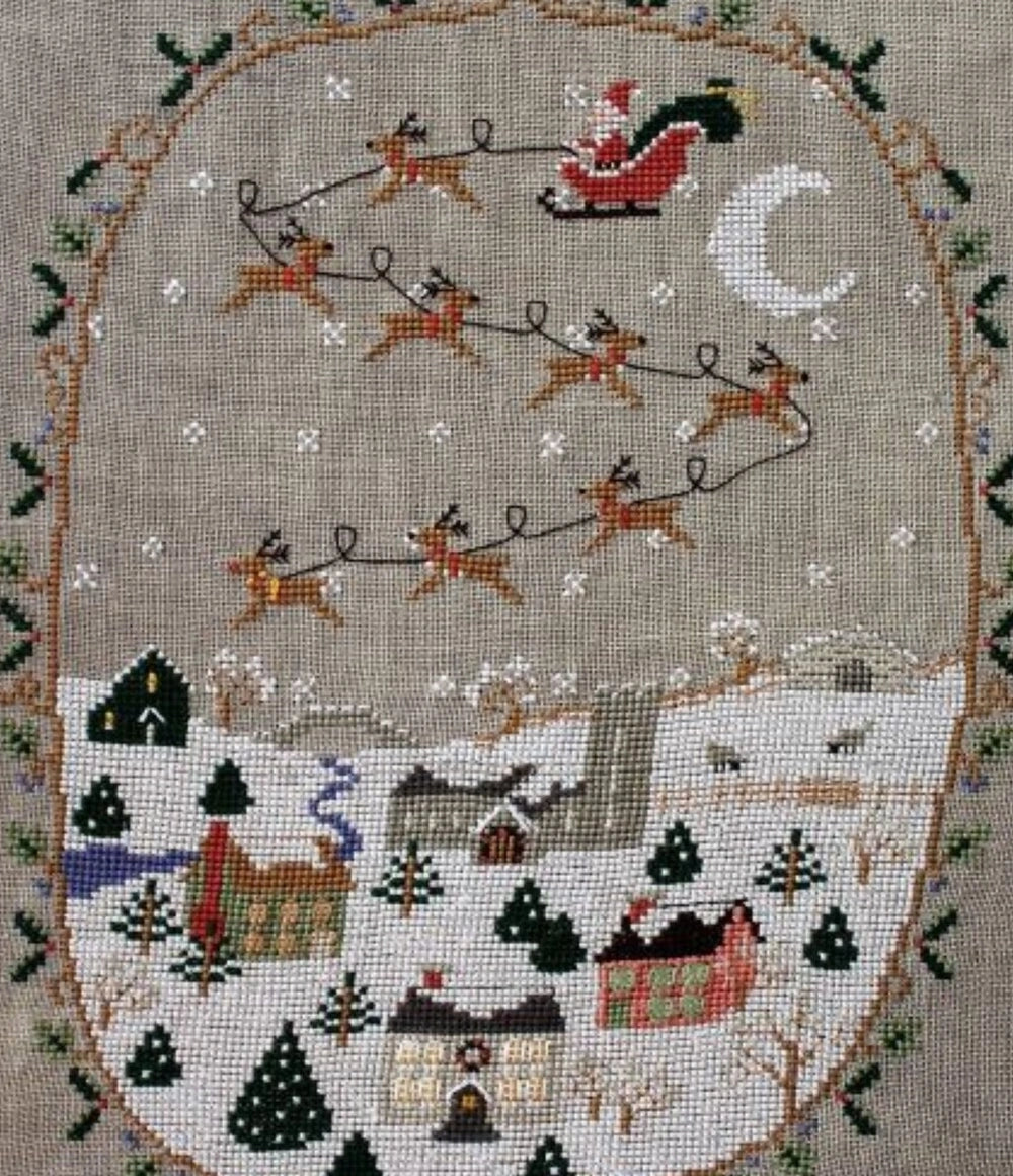 Happy Christmas to All Cosford Rise Stitchery Cross Stitch Pattern PHYSICAL copy