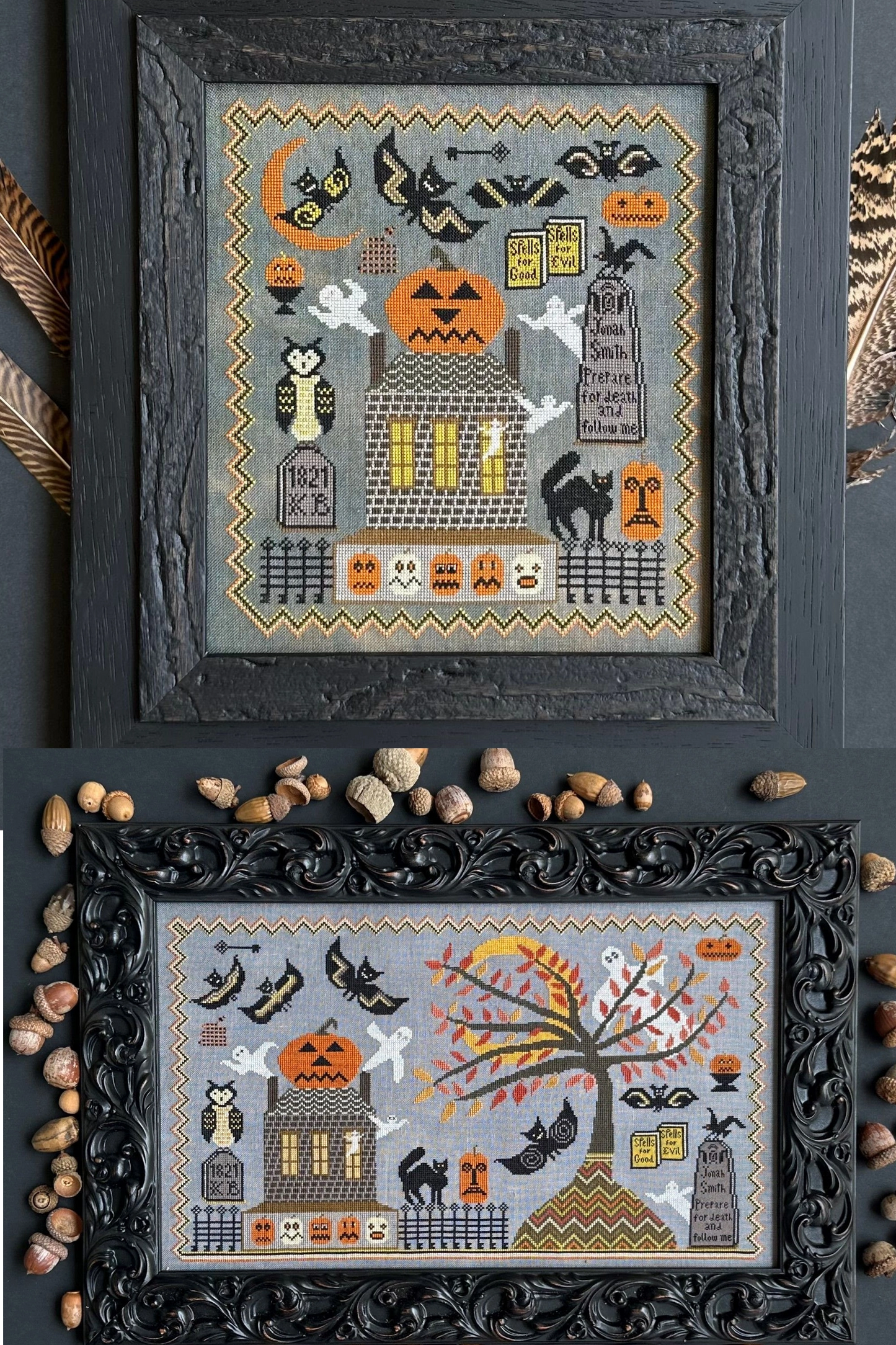 Haunted Two Pattern Set by Kathy Barrick Cross Stitch Pattern