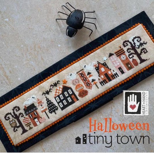 Halloween Tiny Town Heart in Hand Cross Stitch Pattern