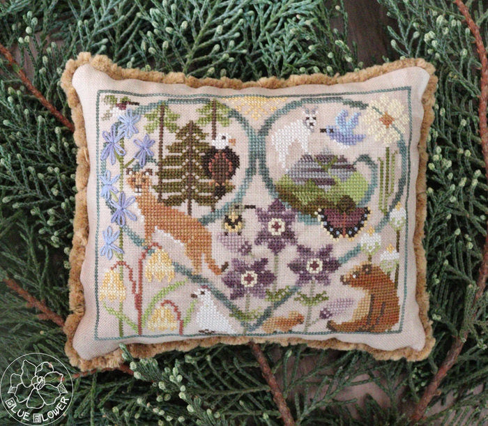 Heart of the Mountains Cross Stitch Pattern by The Blue Flower Nashville Market