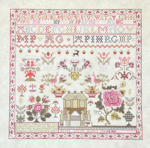 Queenstown Sampler Designs HELEN PATOM 1836 SCOTLAND Cross Stitch Pattern Nashville Market