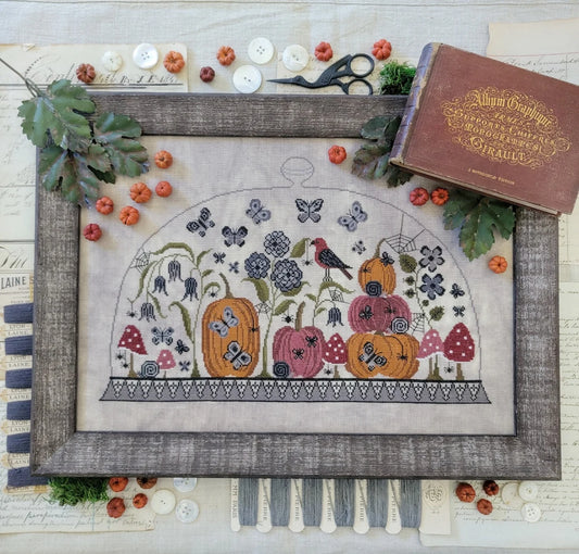 Autumn Cloche Hello from Liz Mathews Cross Stitch Pattern