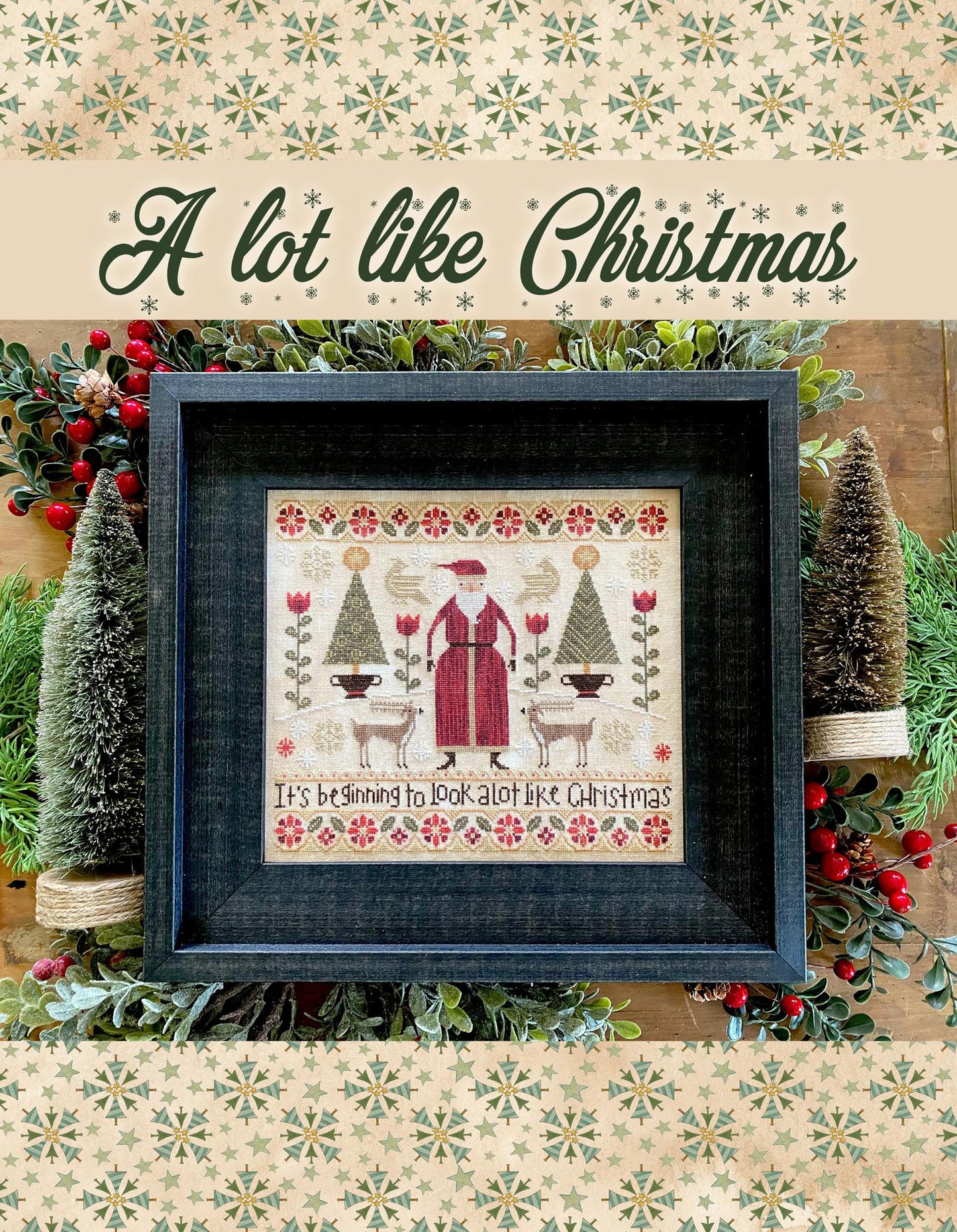 Hello Santa by Teresa Kogut Book of 7 Cross Stitch Designs