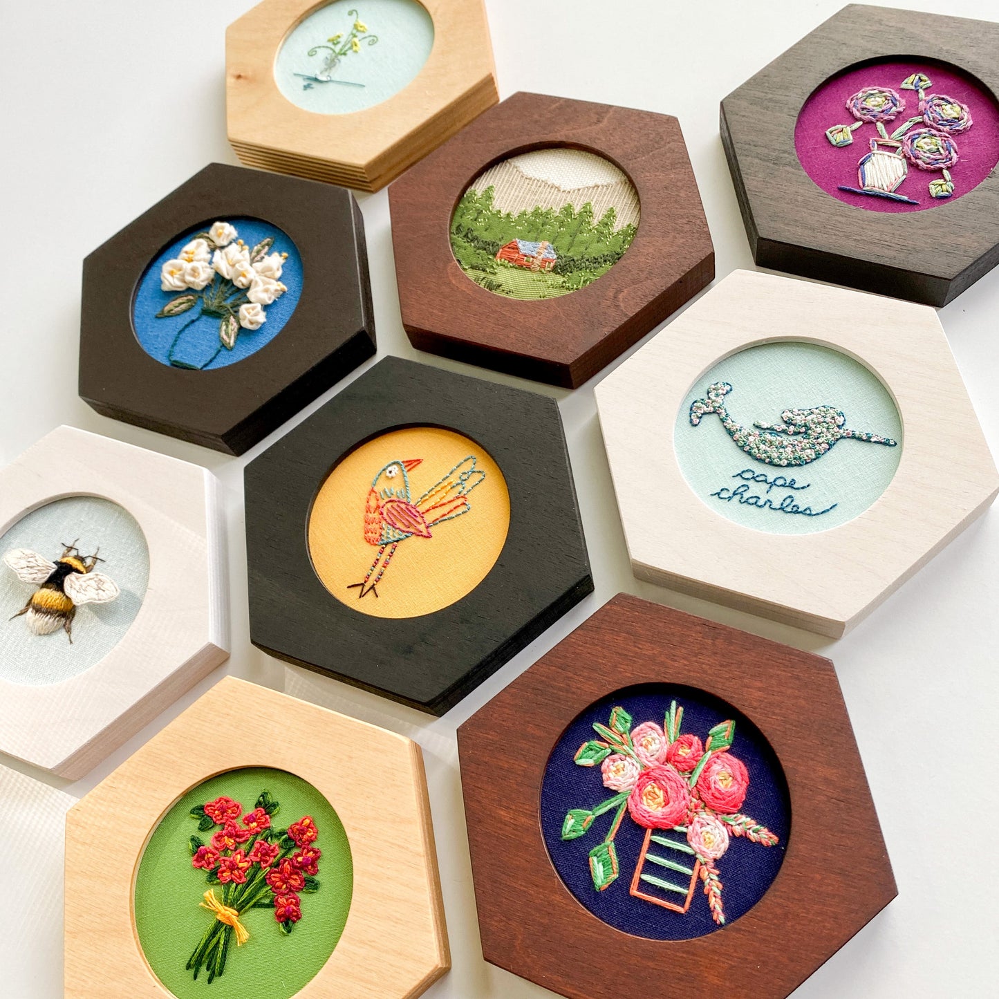 MINI Birchwood Frames for 3" Hoops