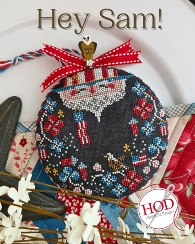 PREORDER HEY SAM Hands On Design Cross Stitch Pattern