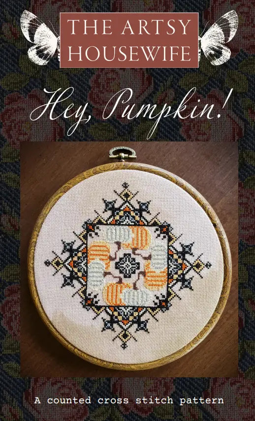 The Artsy Housewife HEY, PUMPKIN! Cross Stitch Pattern