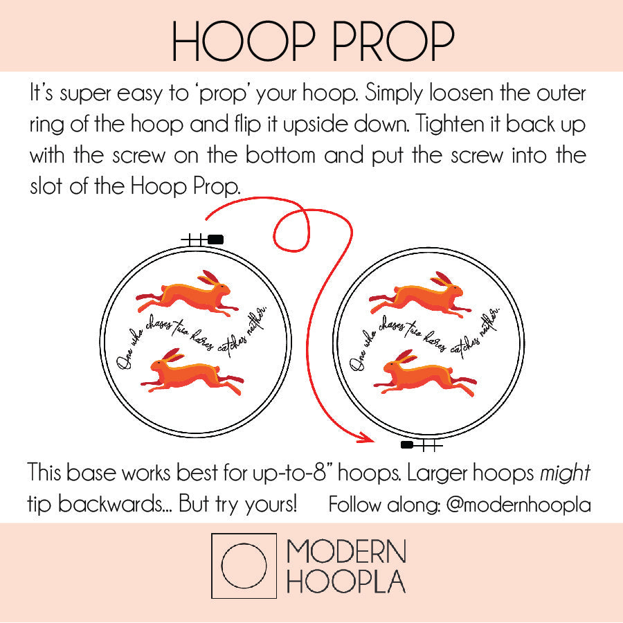 Hoop Props for Beautiful Hoop Display