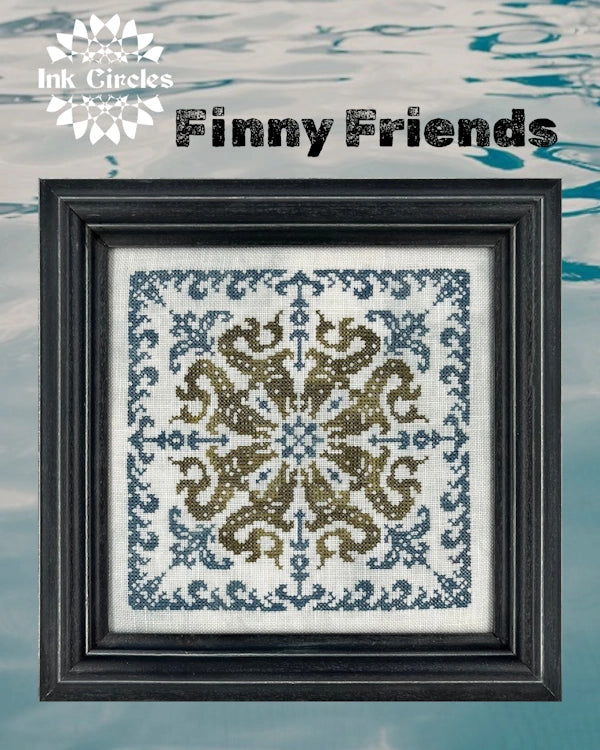 Ink Circles FINNY FRIENDS Cross Stitch Pattern