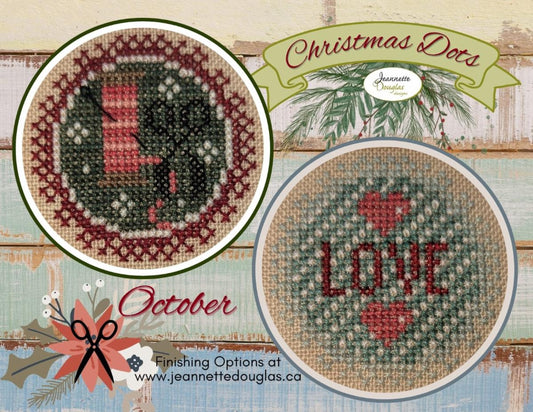 PREORDER Christmas Dots Series October by Jeannette Douglas Designs