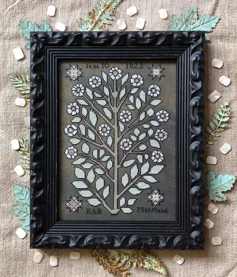 36 count Seaweed Linen Cross Stitch Fabric by Fox and Rabbit