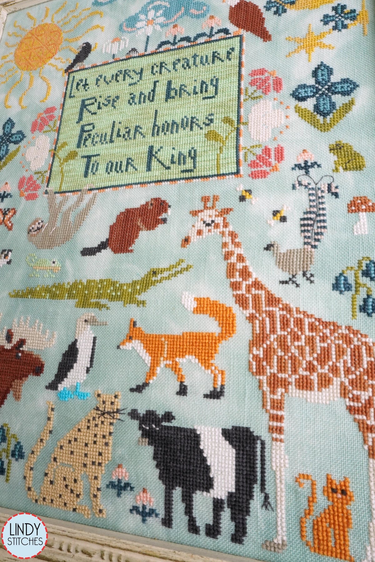 Let Every Creature Lindy Stitches Cross Stitch Pattern