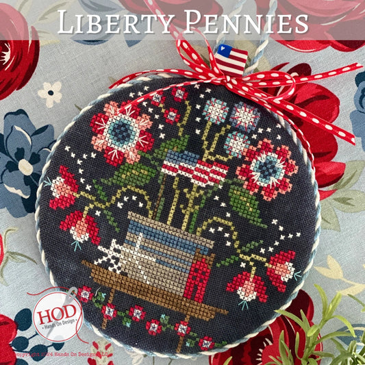 Liberty Pennies Hands on Design Cross Stitch Pattern