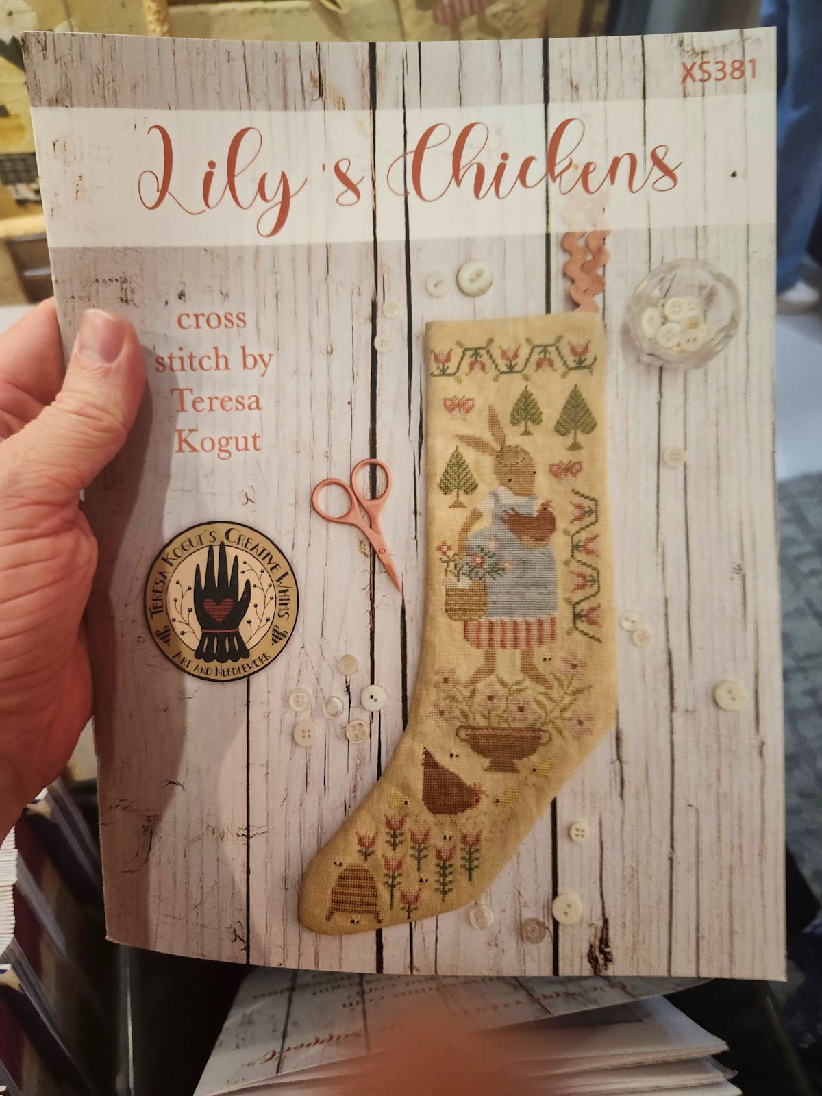 PREORDER Teresa Kogut LILY'S CHICKENS NASHVILLE EXCLUSIVE Cross Stitch Pattern Nashville Market