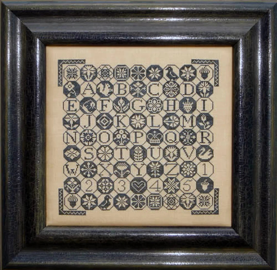 A Little Quakeresque Ribbon Designs Cross Stitch Pattern Physical Copy