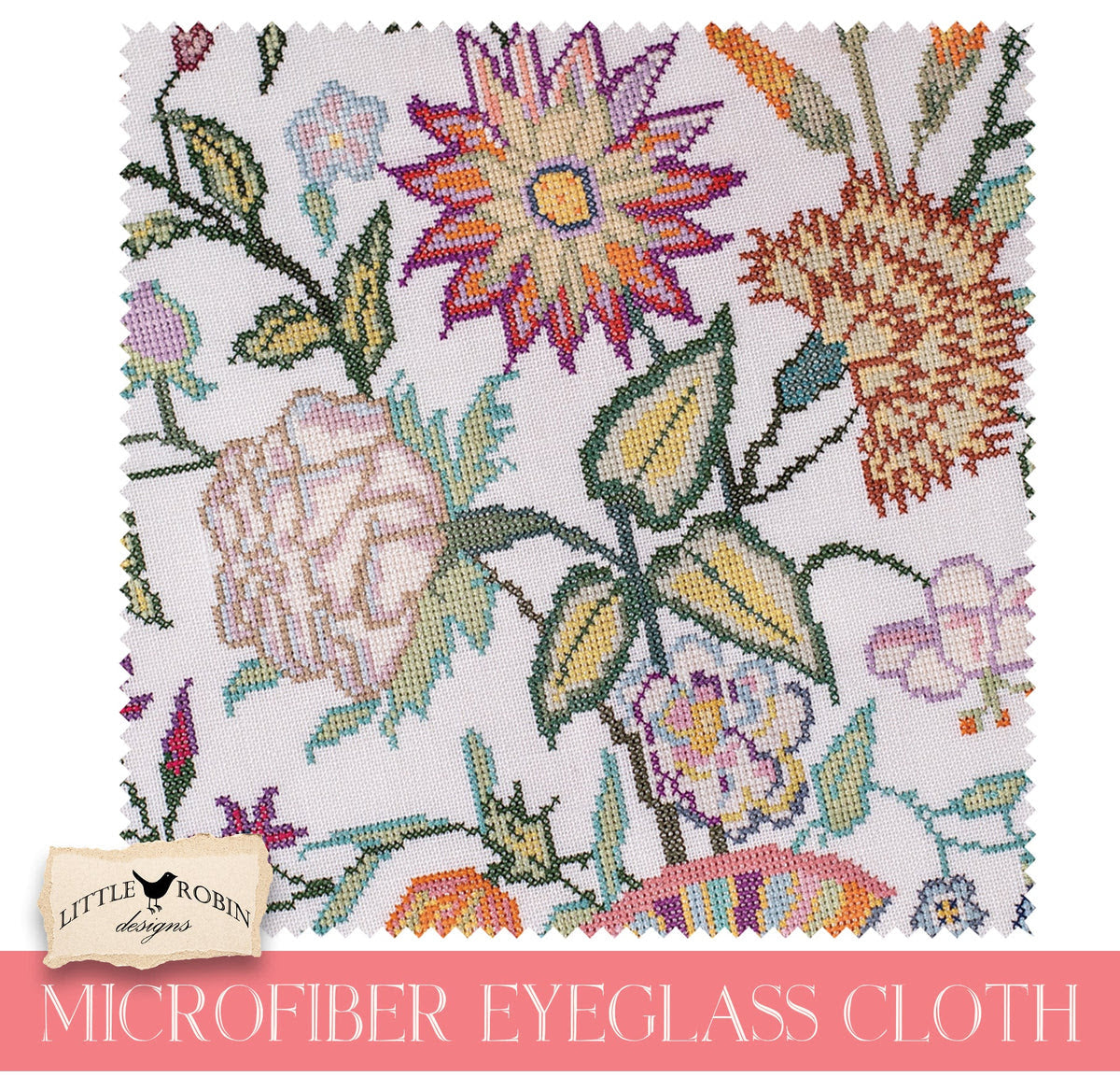 PREORDER Little Robin Designs MICROFIBER EYEGLASS CLOTH