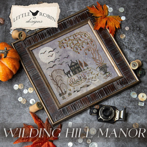 Preorder Little Robin WILDING HILL MANOR Cross Stitch Pattern