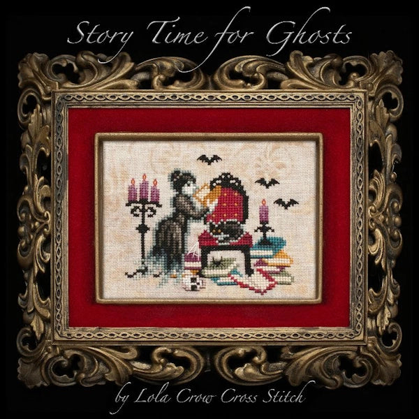 Lola Crow Story Time for Ghosts Cross Stitch Pattern