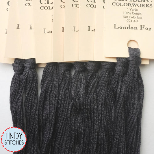 London Fog Classic Colorworks Floss Hand Dyed Cotton Skein