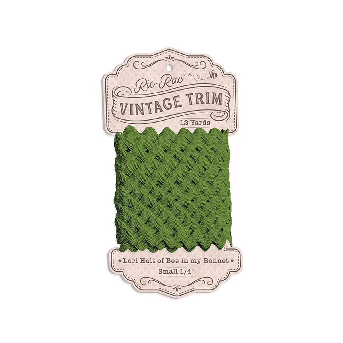 Lori Holt Vintage Trim Small OLIVE Ric Rac