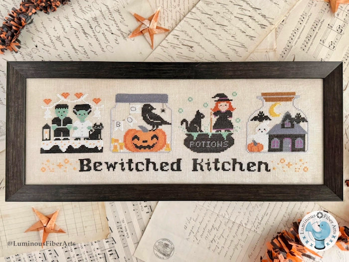 PREORDER Luminous Fiber Arts BEWITCHED KITCHEN Cross Stitch Pattern Nashville Market