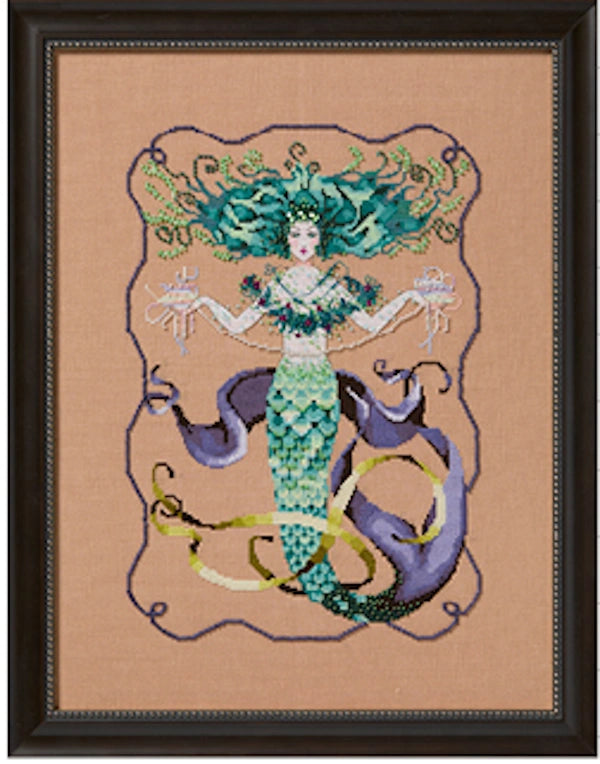 Madam Mermaid Cross Stitch Pattern by Mirabilia Designs