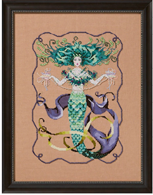 Madam Mermaid Cross Stitch Pattern by Mirabilia Designs