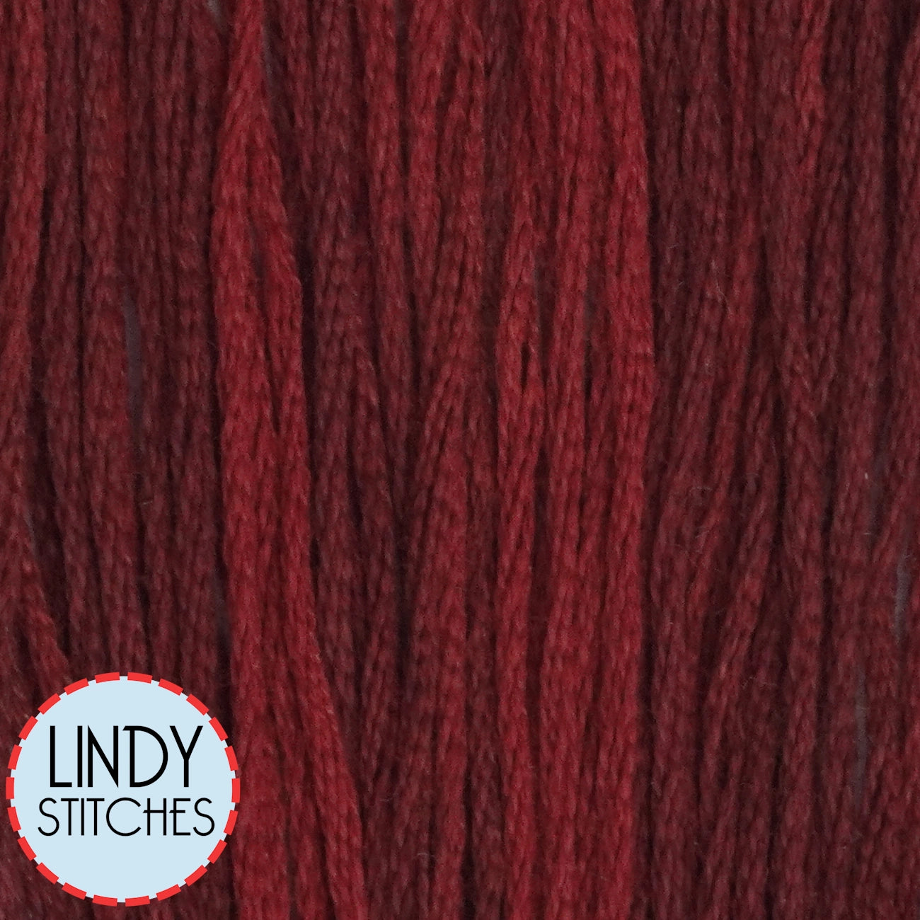 Manor Red Classic Colorworks Floss Hand Dyed Cotton Skein
