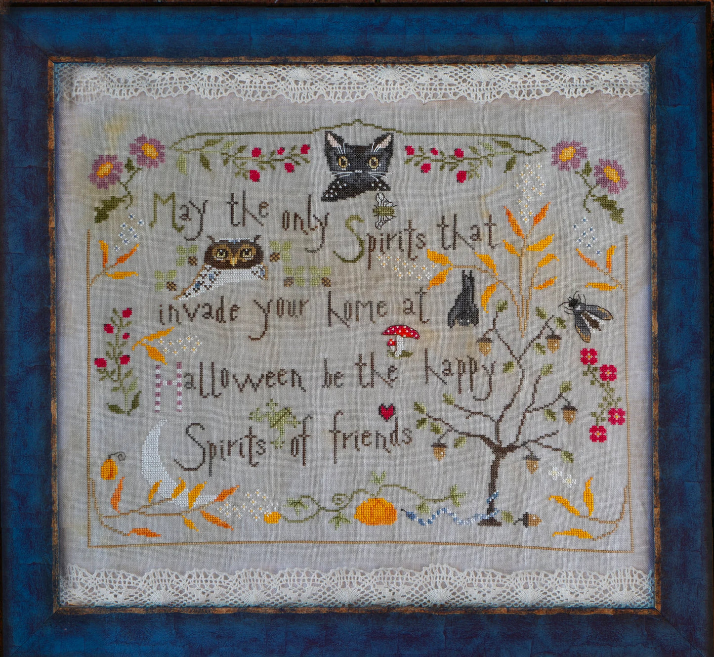 PREORDER Snowflower Diaries MAY THE SPIRITS Cross Stitch Pattern