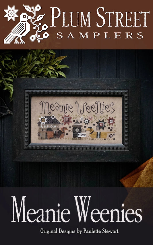 Meanie Weenies Cross Stitch Pattern by Plum Street Nashville Market