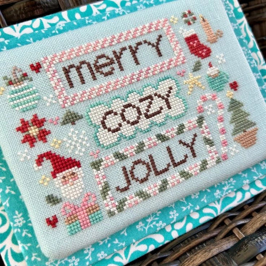 Merry Cozy Jolly Cross Stitch Pattern by Sweet Wing Studio