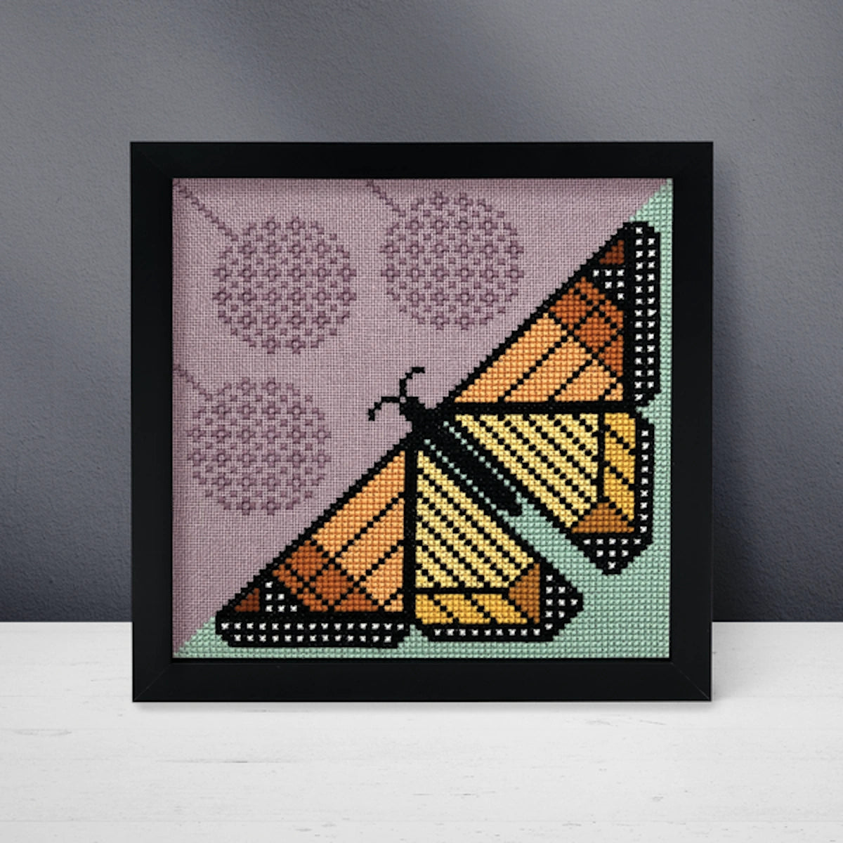 Milkweed & Monarch Cross Stitch Pattern by Boomerang Stitches