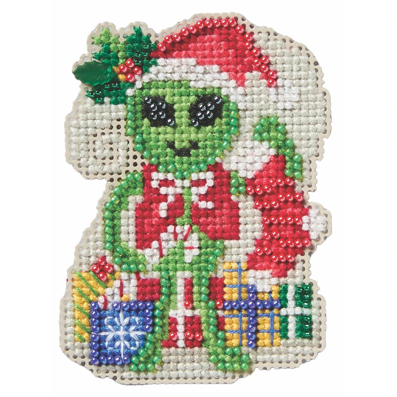 ALIEN ELF Mill Hill Ornament Beads Cross Stitch Kit