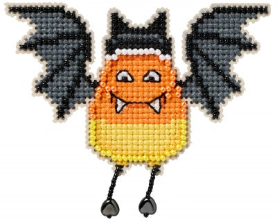 BATTY CORN Mill Hill Ornament Beads Cross Stitch Kit