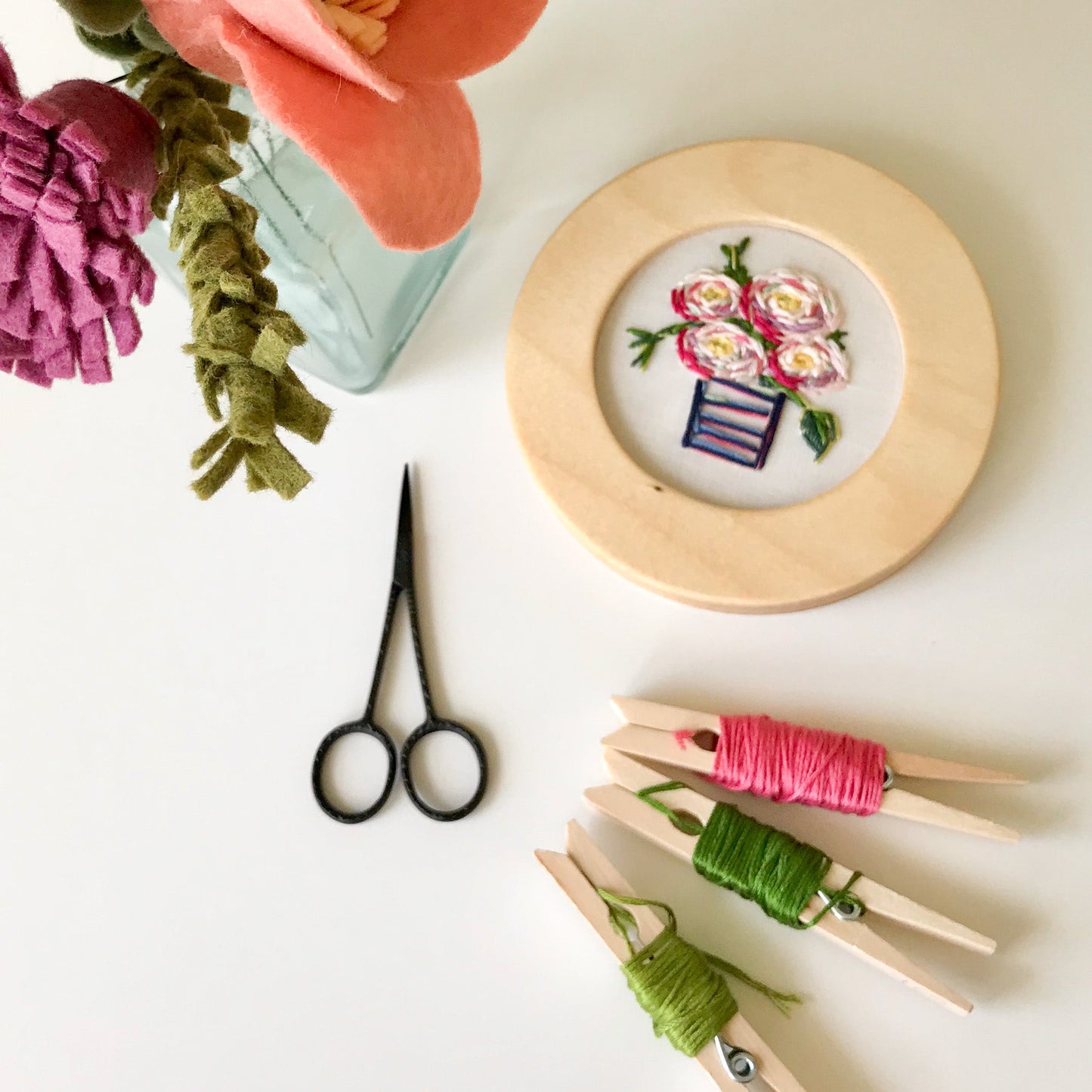 MINI Birchwood Frames for 3" Hoops