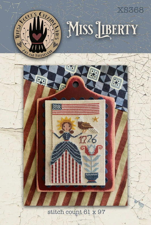 Miss Liberty Cross Stitch Pattern by Teresa Kogut