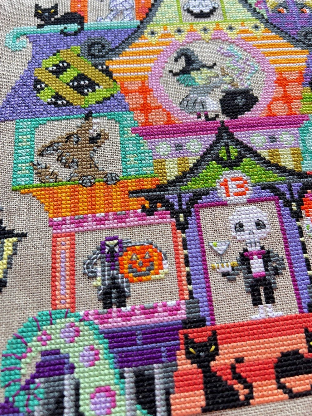 Monster House Satsuma Street Cross Stitch Pattern