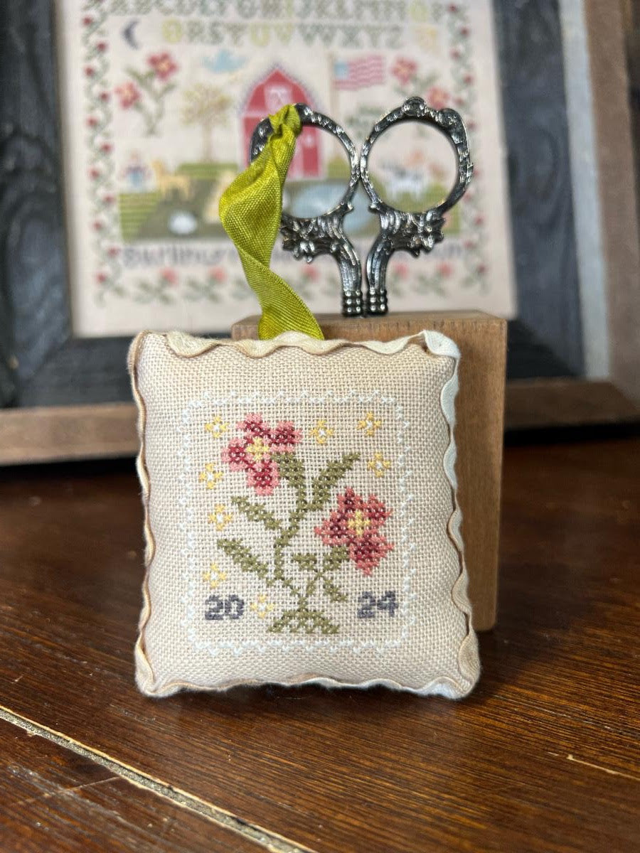 SALE My Hometown 8 Page Book Cross Stitch Pattern Annie Beez Folkart Nashville Needlework Market