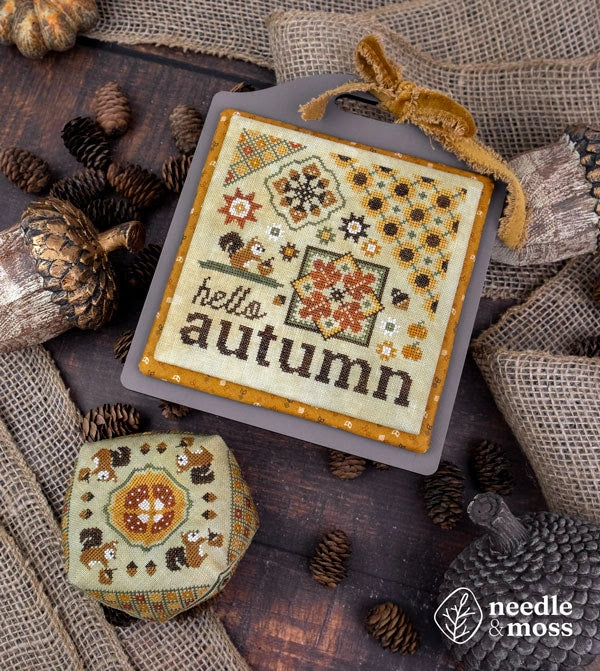 PREORDER Needle and Moss OH, NUTS Cross Stitch Pattern