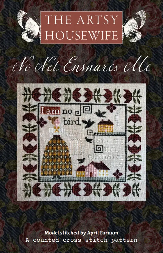 PREORDER The Artsy Housewife NO NET ENSNARES ME Cross Stitch Pattern