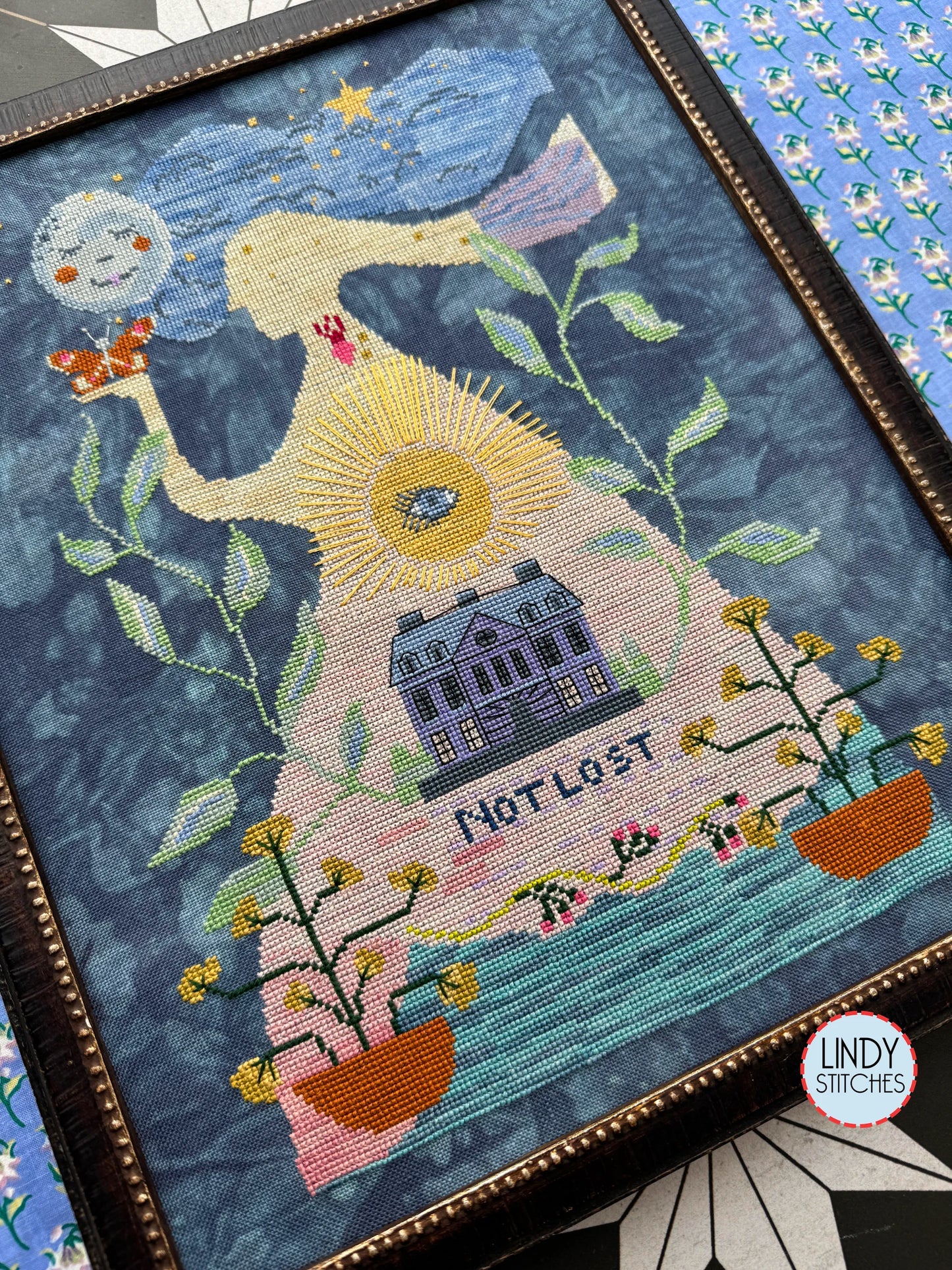PREORDER Lindy Stitches NOT LOST Cross Stitch Pattern