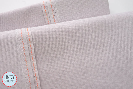 32 Count Pale Lavender Lugana by Zweigart Cross Stitch Fabric