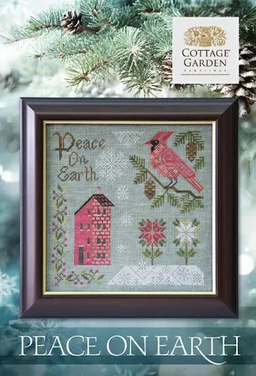Peace on Earth Cross Stitch Pattern by Cottage Garden Samplings